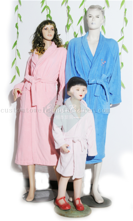 Custom microfiber Towel Bathrobe Supplier bath gown factory children's hooded beach towels Producer